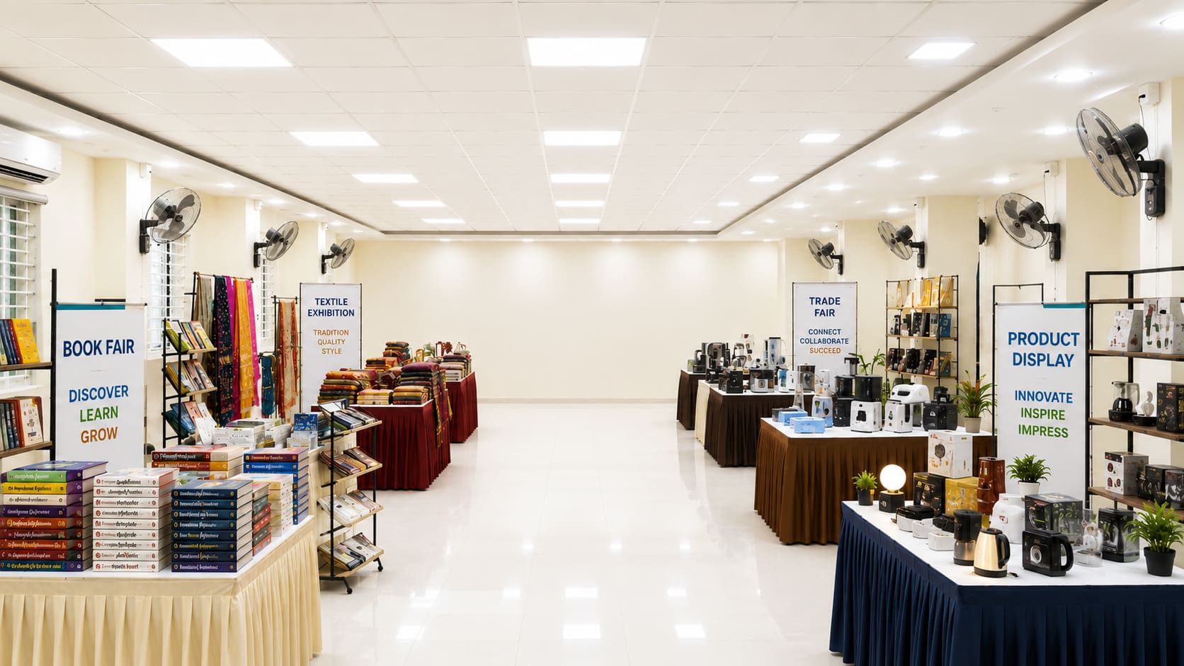 Exhibitions and Fairs at Darkshini Party Hall